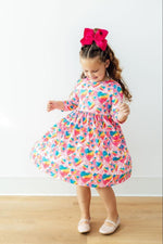 Mila & Rose ® Sugar & Spice 3/4 Sleeve Pocket Twirl Dress - 