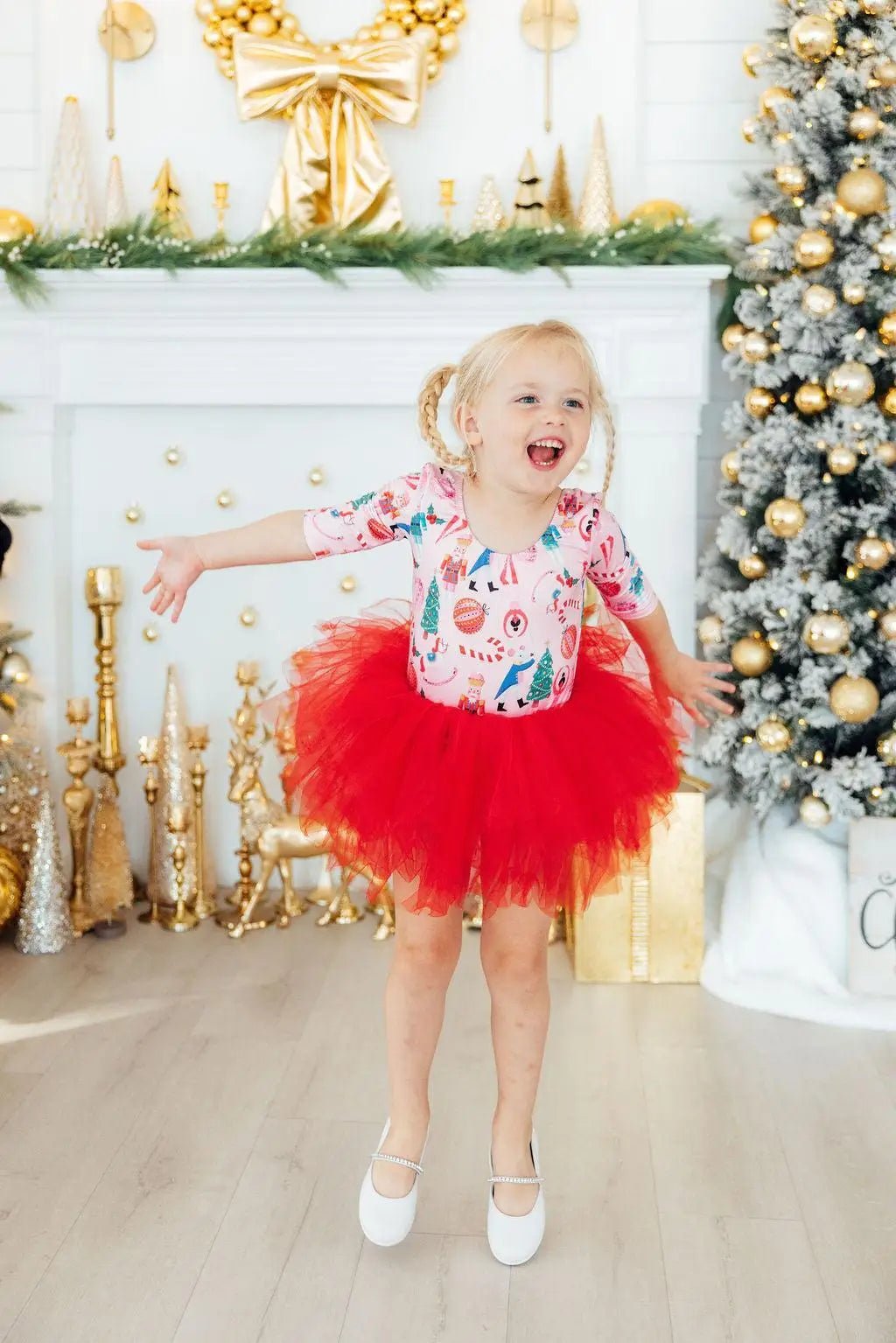 Sugarplum Fairy 3/4 Tutu Leotard - Baby & Toddler Clothing, Red, Child, Pink, Tutu | Everetts Place
