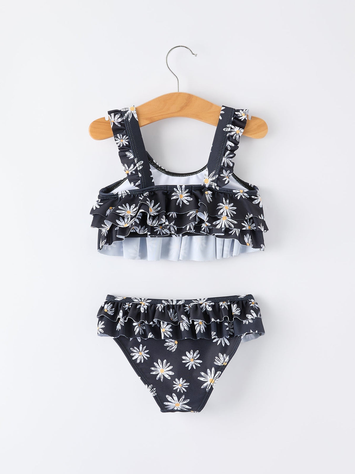 Rylee Faith Designs Summer Black Floral Girl Two Piece Swimsuit and Cover - up SetEveretts Place