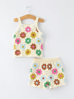 Rylee Faith Designs Summer Crochet Floral Girl SetEveretts Place