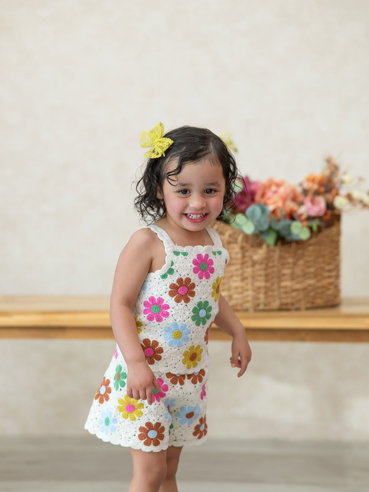 Rylee Faith Designs Summer Crochet Floral Girl SetEveretts Place