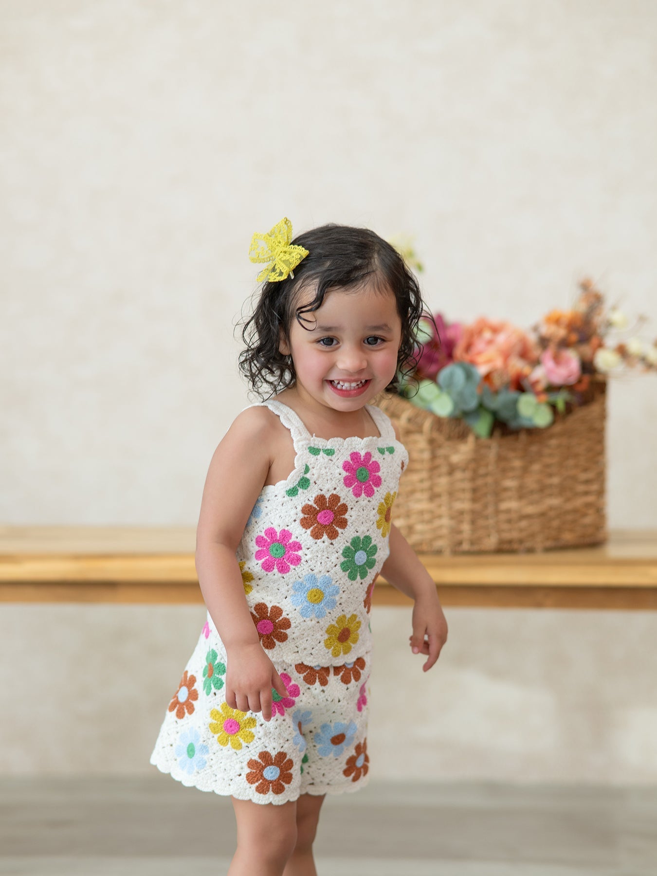 Rylee Faith Designs Summer Crochet Floral Girl SetEveretts Place