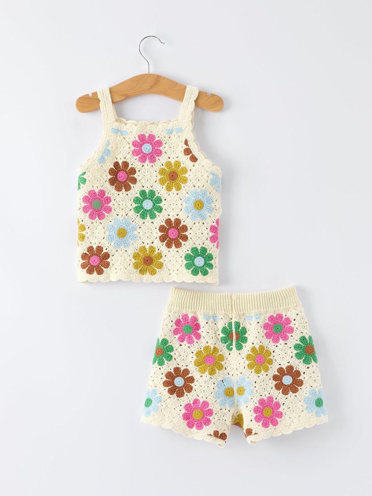 Rylee Faith Designs Summer Crochet Floral Girl SetEveretts Place