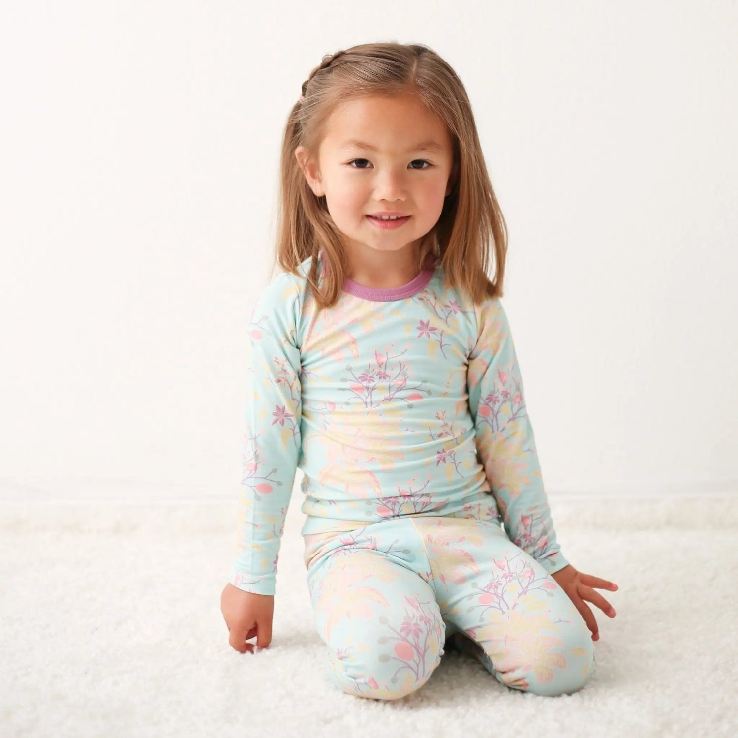 Bestaroo Summer Florals Aqua Pajama - 