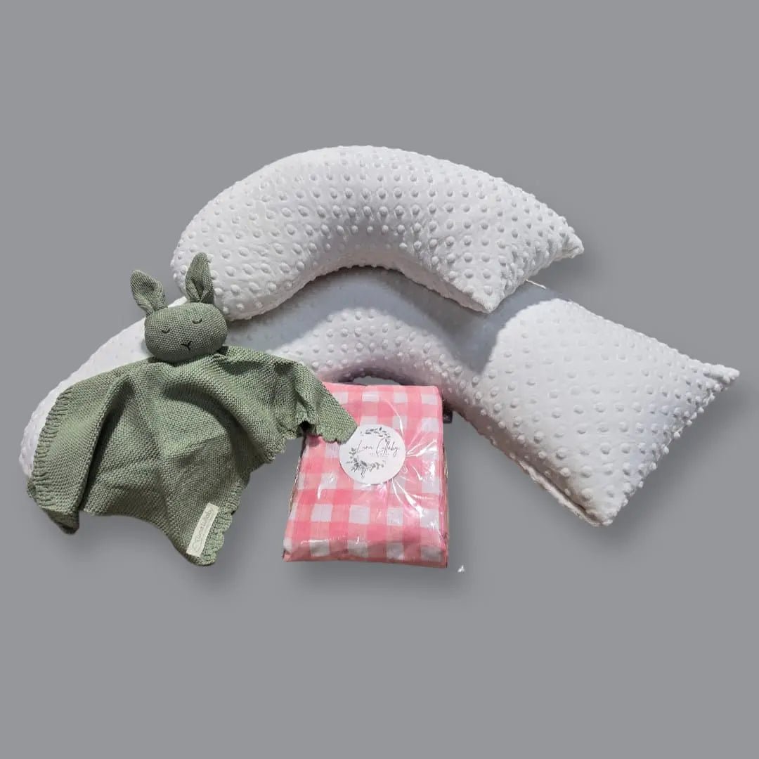 Luna Lullaby Summer Fun Baby Bundle Ivory Dot On The Go Comfort Kit - Everetts Place Boutique - 