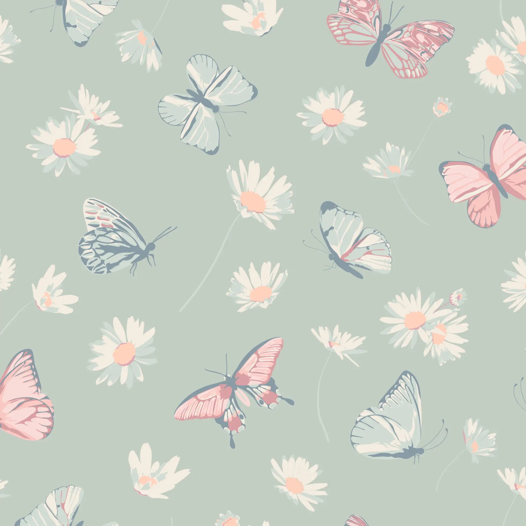 Sweet Bamboo Mint Butterfly Daisy Bamboo Pajama Set for Comfortable Summer Kids - Apparel & Accessories > Clothing > Sleepwear & Loungewear > Pajamas Summer Pajama