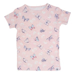 Sweet Bamboo Bamboo Summer Pajama Set with Pink Butterfly Design for Kids - Apparel & Accessories > Clothing > Sleepwear & Loungewear > Pajamas Summer Pajama