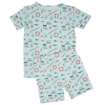 Sweet Bamboo Fishing Poles Summer Pajama Set with Lightweight Silky Fabric for Kids - Apparel & Accessories > Clothing > Sleepwear & Loungewear > Pajamas Summer Pajama