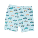 Surfing Beach Summer Pajama Set for Kids Lightweight Short Sleeve Two Piece Outfit Sweet Bamboo