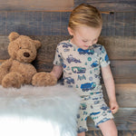 Sweet Bamboo Comfortable Trucks Diggers Construction Pajama Set for Boys Summer - Apparel & Accessories > Clothing > Sleepwear & Loungewear > Pajamas Summer Pajama