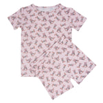 Sweet Bamboo Cowhide Boots Bows Summer Pajama Set with Lightweight Fabric for Kids - Apparel & Accessories > Clothing > Sleepwear & Loungewear > Pajamas Summer Pajama