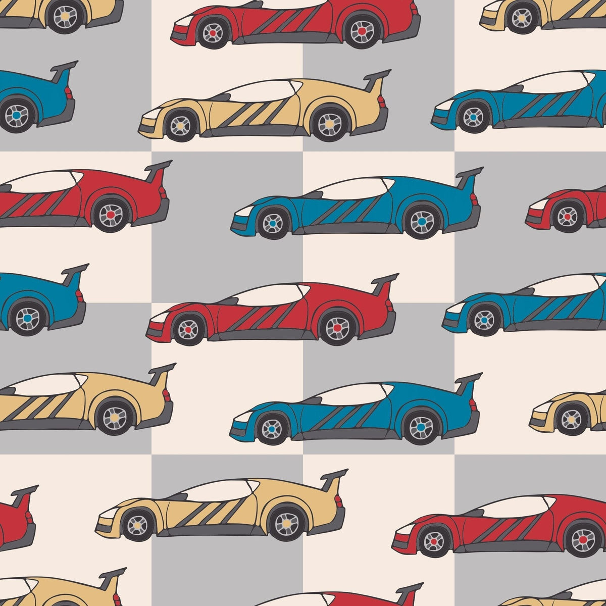 Organic Matchbox Cars Summer Pajama Set by Sweet Bamboo at Everetts Place
