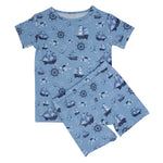 Sweet Bamboo Adorable Pirate Ships Summer Pajama Set with Breathable Fabric for Kids - Apparel & Accessories > Clothing > Sleepwear & Loungewear > Pajamas Summer Pajama