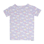 Sweet Bamboo Lavender Pajama Set with Lightweight Fabric for Kids Summer Sleep - Apparel & Accessories > Clothing > Sleepwear & Loungewear > Pajamas Summer Pajama