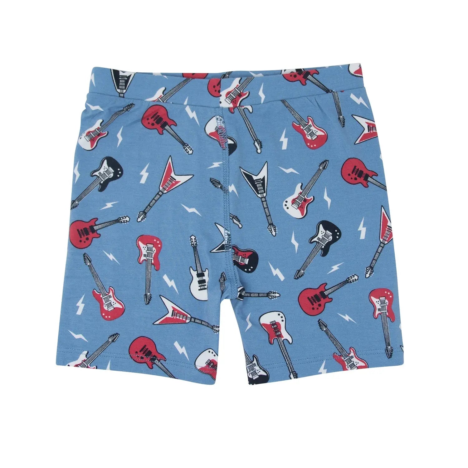 Sweet Bamboo Electric Guitars Pajama Set with Soft Fabric for Kids Summer Comfort - Apparel & Accessories > Clothing > Sleepwear & Loungewear > Pajamas Summer Pajama