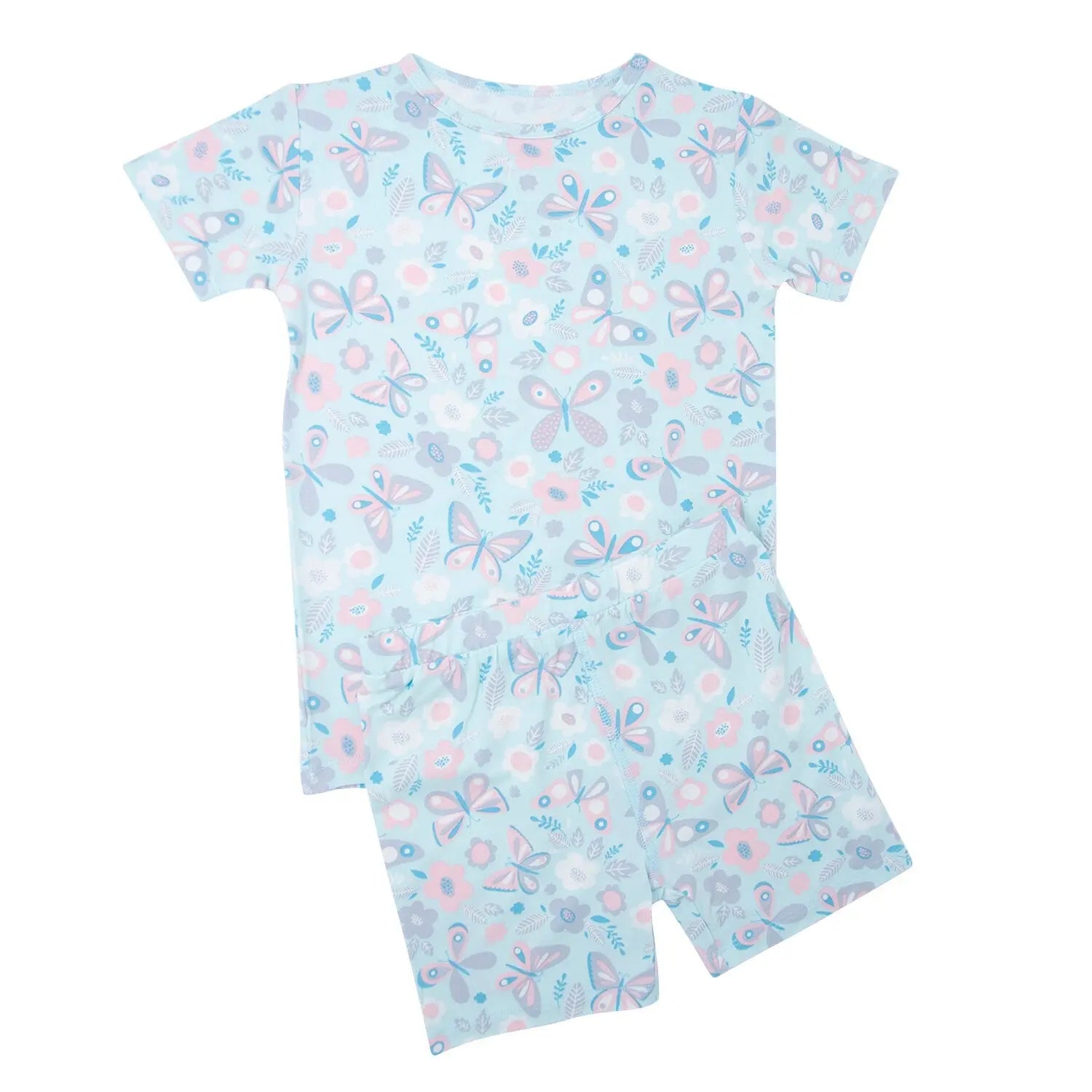 Summer Pajamas For Kids Lightweight Short Set Adorable Two Piece Outfit Sweet Bamboo