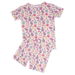 Sweet Bamboo Tropical Fruit Pajama Set for Kids with Lightweight Comfort for Summer Nights - Apparel & Accessories > Clothing > Sleepwear & Loungewear > Pajamas Summer Pajama