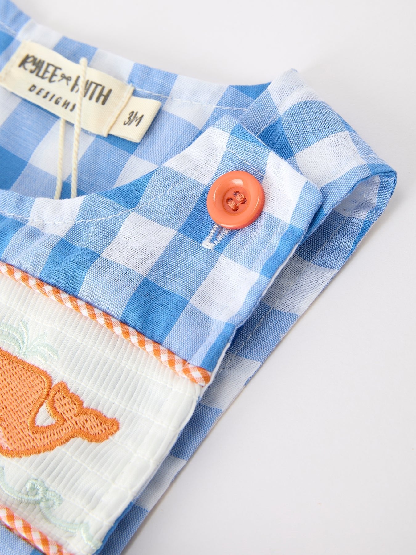 Rylee Faith Designs Summer Plaid Whale Embroidery Boys Jonjon Sleeveless