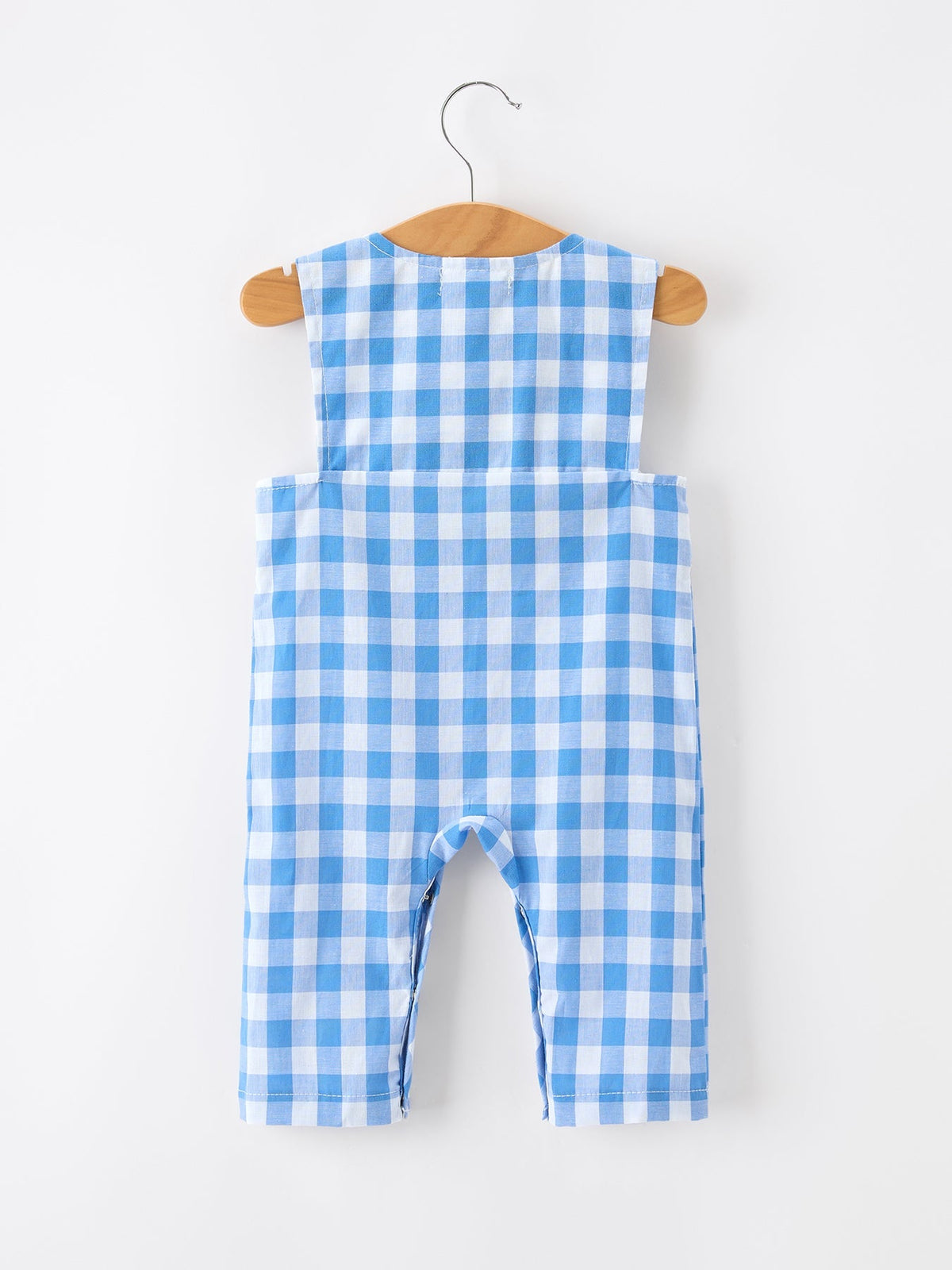 Rylee Faith Designs Summer Plaid Whale Embroidery Boys Jonjon Sleeveless