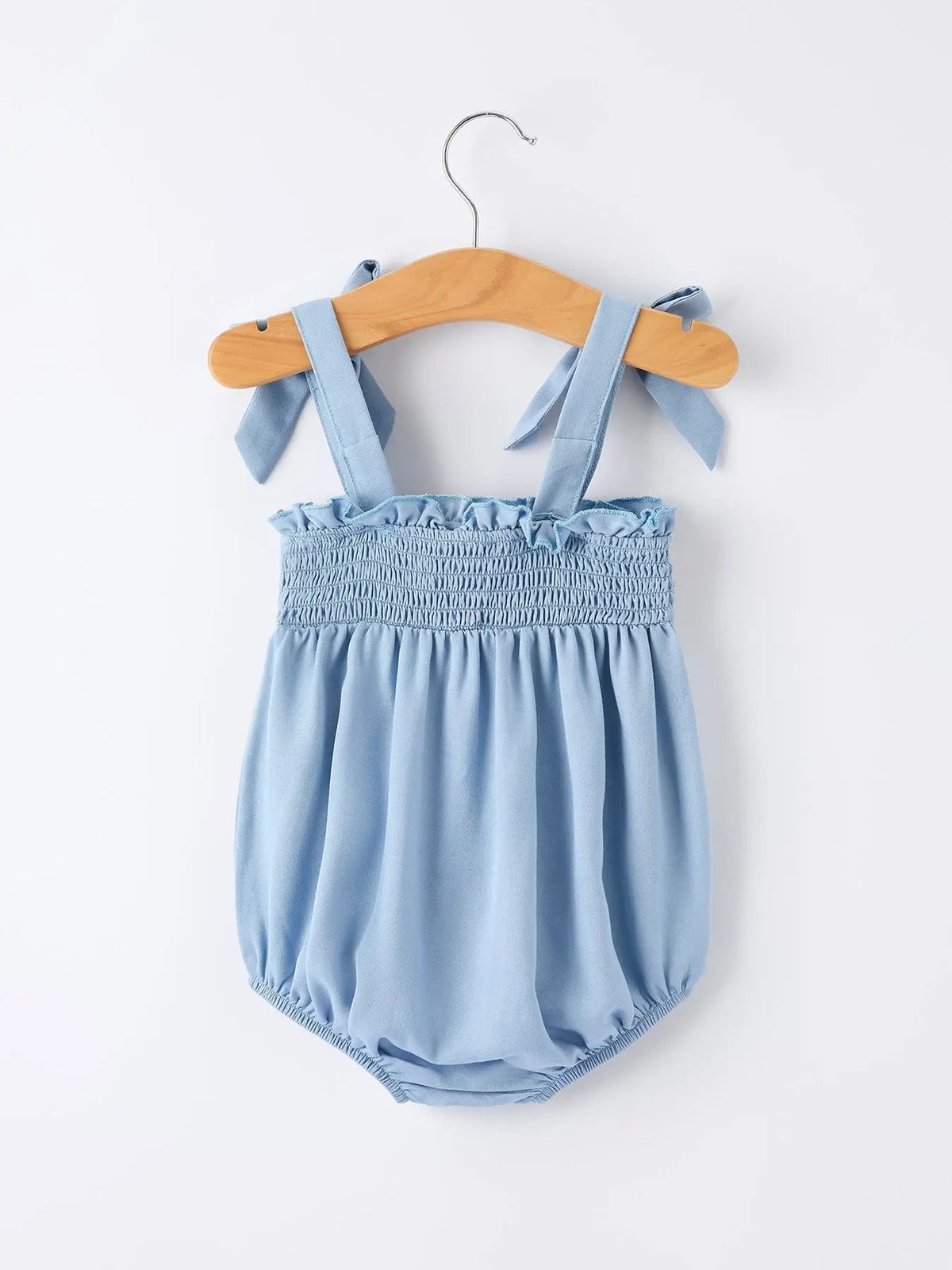 Rylee Faith Summer Strawberry Smocked Applique Romper For Girls Rylee Faith Designs 