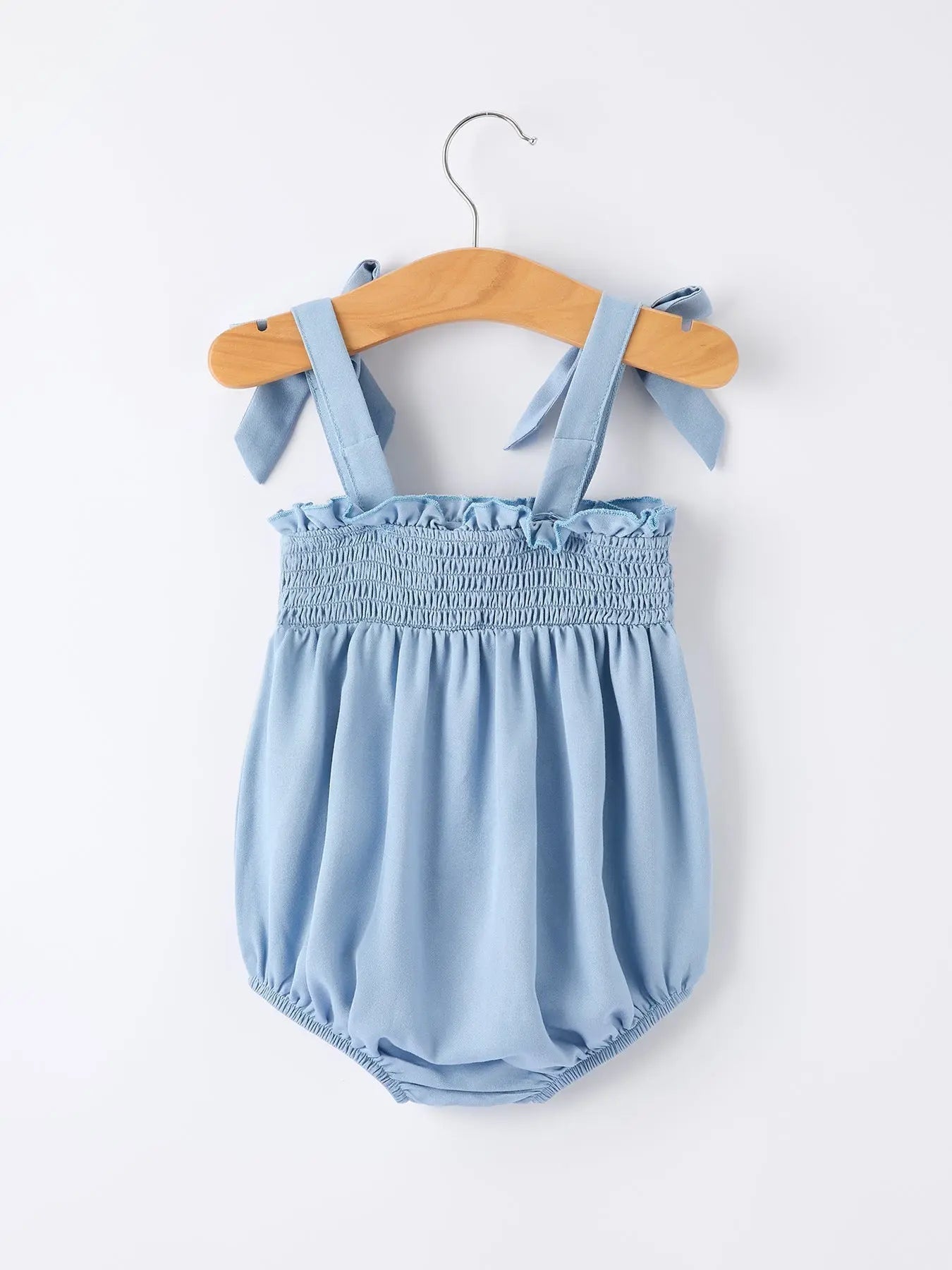 Rylee Faith Summer Strawberry Smocked Applique Romper For Girls Rylee Faith Designs 