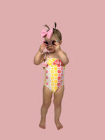 DREAM BIG LITTLE CO SUMMER SUNSET CHECKERS DREAM ONE PIECE SWIM SUITEveretts Place