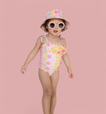 DREAM BIG LITTLE CO SUMMER SUNSET CHECKERS DREAM ONE PIECE SWIM SUITEveretts Place