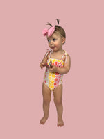 DREAM BIG LITTLE CO SUMMER SUNSET CHECKERS DREAM ONE PIECE SWIM SUITEveretts Place