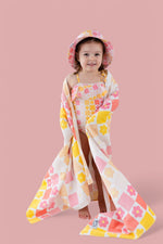 DREAM BIG LITTLE CO SUMMER SUNSET CHECKERS DREAM TOWELEveretts Place