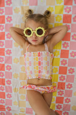 DREAM BIG LITTLE CO SUMMER SUNSET CHECKERS DREAM TOWELEveretts Place