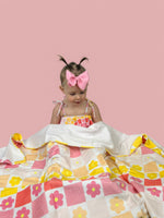 DREAM BIG LITTLE CO SUMMER SUNSET CHECKERS DREAM TOWELEveretts Place