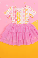 DREAM BIG LITTLE CO SUMMER SUNSET CHECKERS DREAM TUTU DRESSEveretts Place