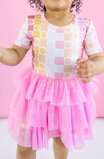 DREAM BIG LITTLE CO SUMMER SUNSET CHECKERS DREAM TUTU DRESSEveretts Place