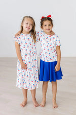 Mila & Rose ® Summer Sweets Flutter Sleeve Twirl Dress - 
