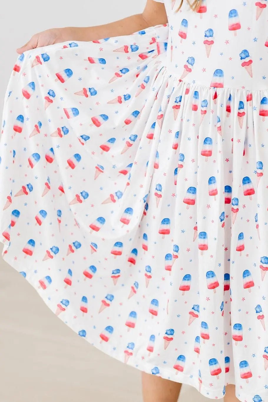 Mila & Rose ® Summer Sweets Flutter Sleeve Twirl Dress - 