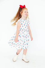 Mila & Rose ® Summer Sweets Flutter Sleeve Twirl Dress - 