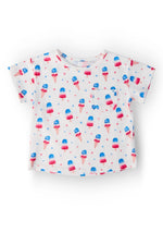 Mila & Rose ® Summer Sweets Ruffle Pocket Tee - 