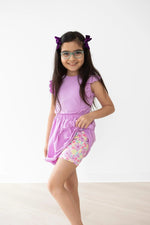 Mila & Rose ® Summer Watercolor Twirl Shorts - 