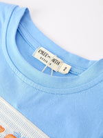 Rylee Faith Designs Summer Whale Embroidery Boys Set T Shirt Plaid Shorts Outfit