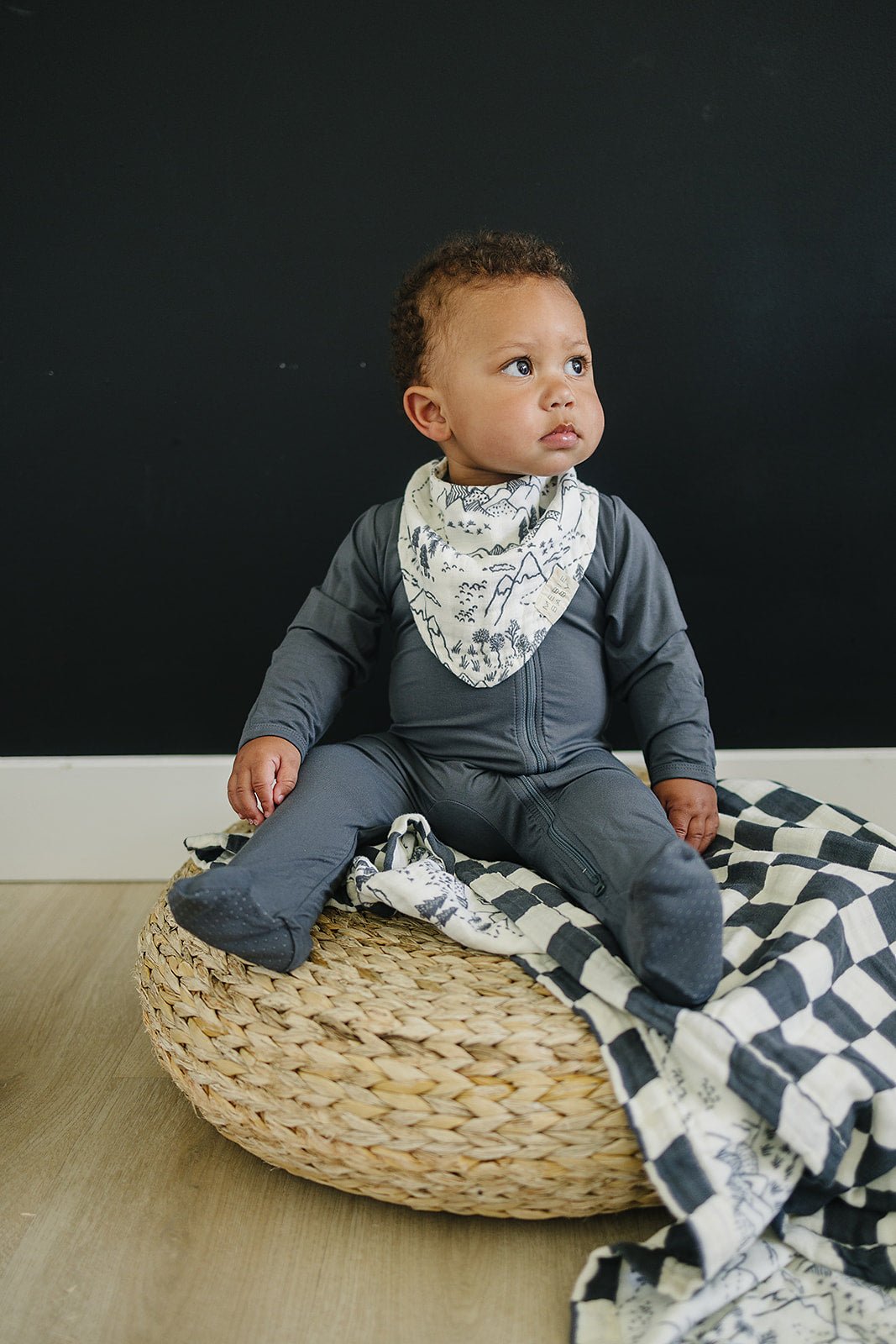 Mebie Baby Summit Muslin Bib - 