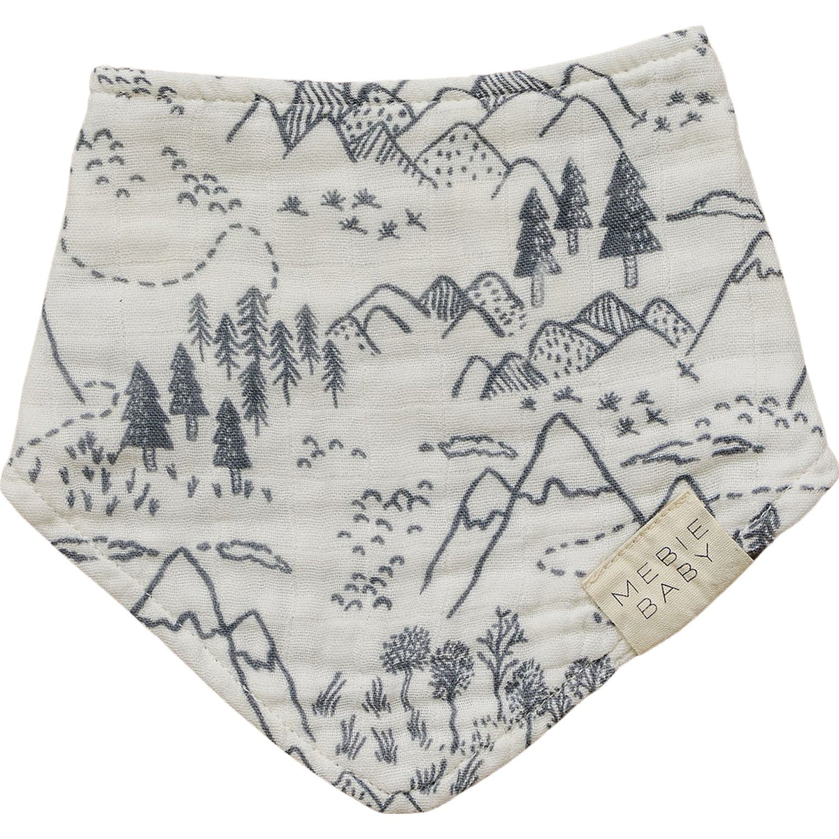 Summit Muslin Bib - Adventure, Mountain range, Valley, Fell, Winter | Everetts Place