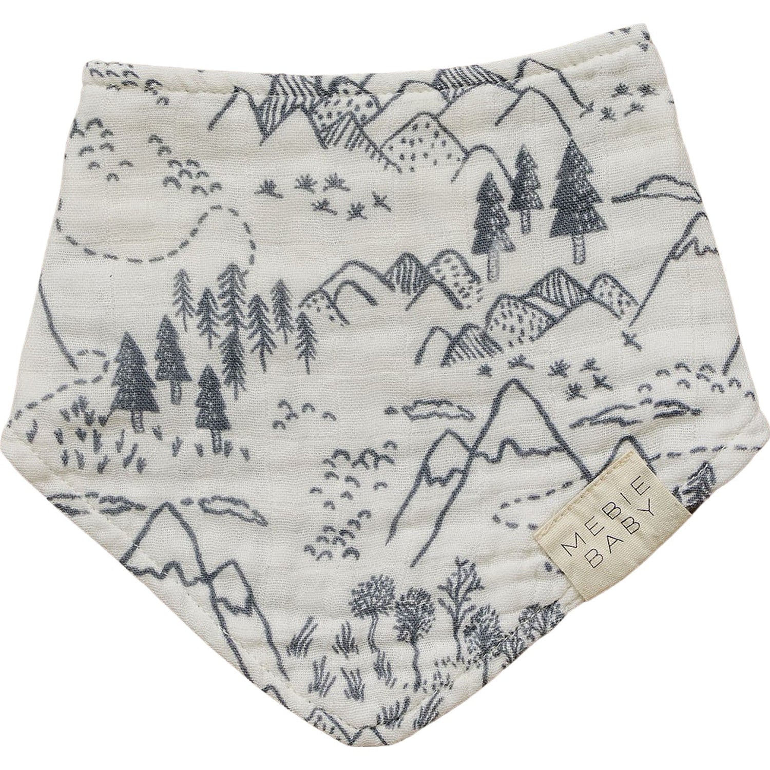 Summit Muslin Bib - Adventure, Mountain range, Valley, Fell, Winter | Everetts Place