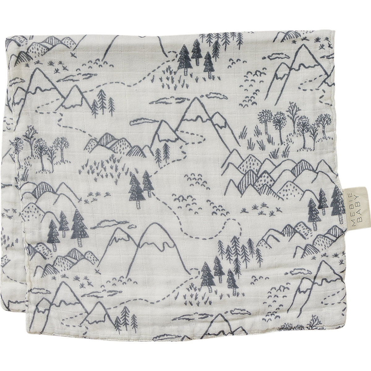 Summit Muslin Burp Cloth - Linens, Adventure, Scarf | Everetts Place