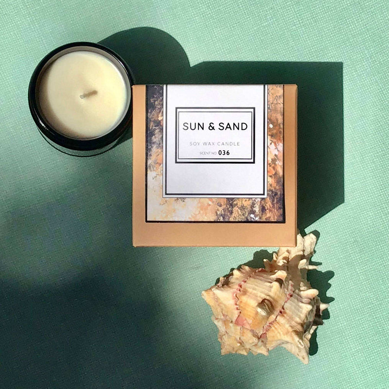 Sun + Sand Soy Wax Candle - Everetts Place: Online Boutique - Diffusers, Oils & Candles