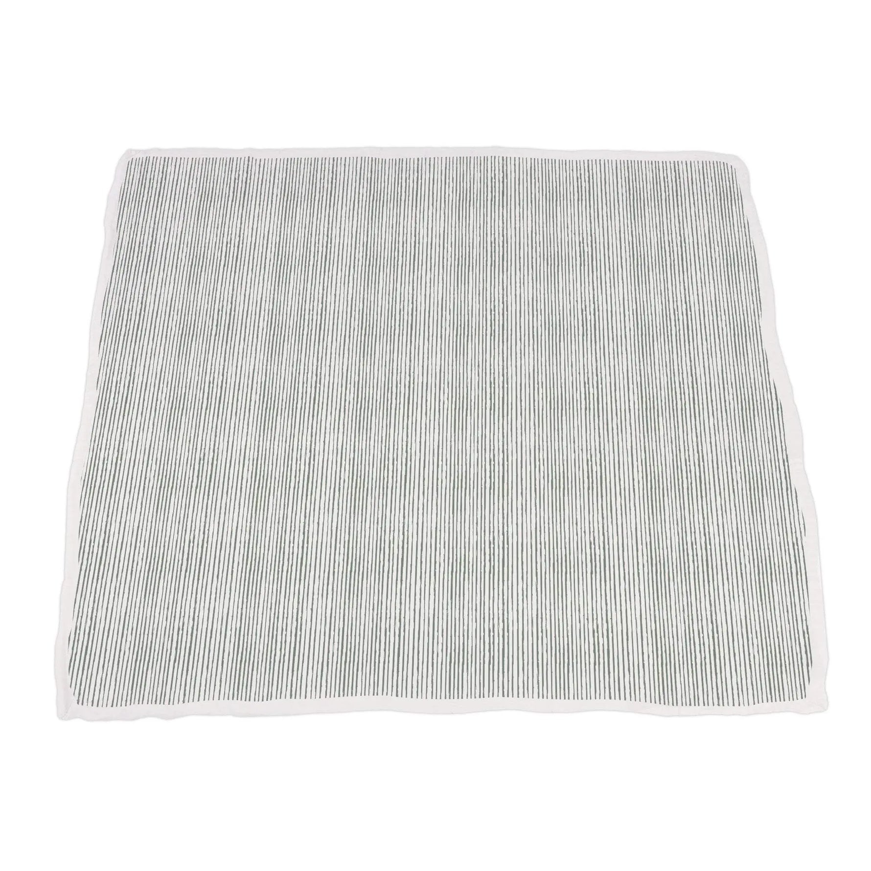 Newcastle Classics Sunflower Farm Bamboo Muslin Blanket with Sage Green Stripes for Kids - Baby & Toddler > Swaddling & Receiving Blankets > Receiving Blankets baby blanket