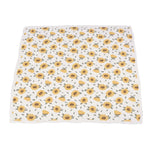 Newcastle Classics Sunflower Farm Bamboo Muslin Blanket with Sage Green Stripes for Kids - Baby & Toddler > Swaddling & Receiving Blankets > Receiving Blankets baby blanket