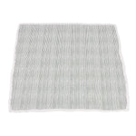 Newcastle Classics Sunflower Farm Bamboo Muslin Blanket with Sage Green Stripes for Kids - 