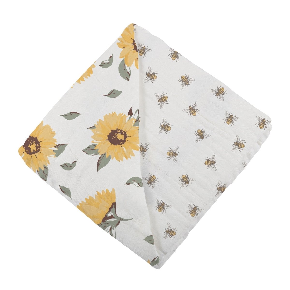 Newcastle Classics Sunflower Farm Bamboo Muslin Blanket with Soothing Comfort for Babies - 