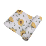 Newcastle Classics Sunflower Farm Bamboo Muslin Swaddle Blanket Soft and Breathable for Babies - 