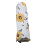 Newcastle Classics Sunflower Farm Bamboo Muslin Swaddle Blanket Soft and Breathable for Babies - 